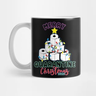 Funny Merry Quarantine Christmas 2020 Toilet Paper Xmas Tree Mug